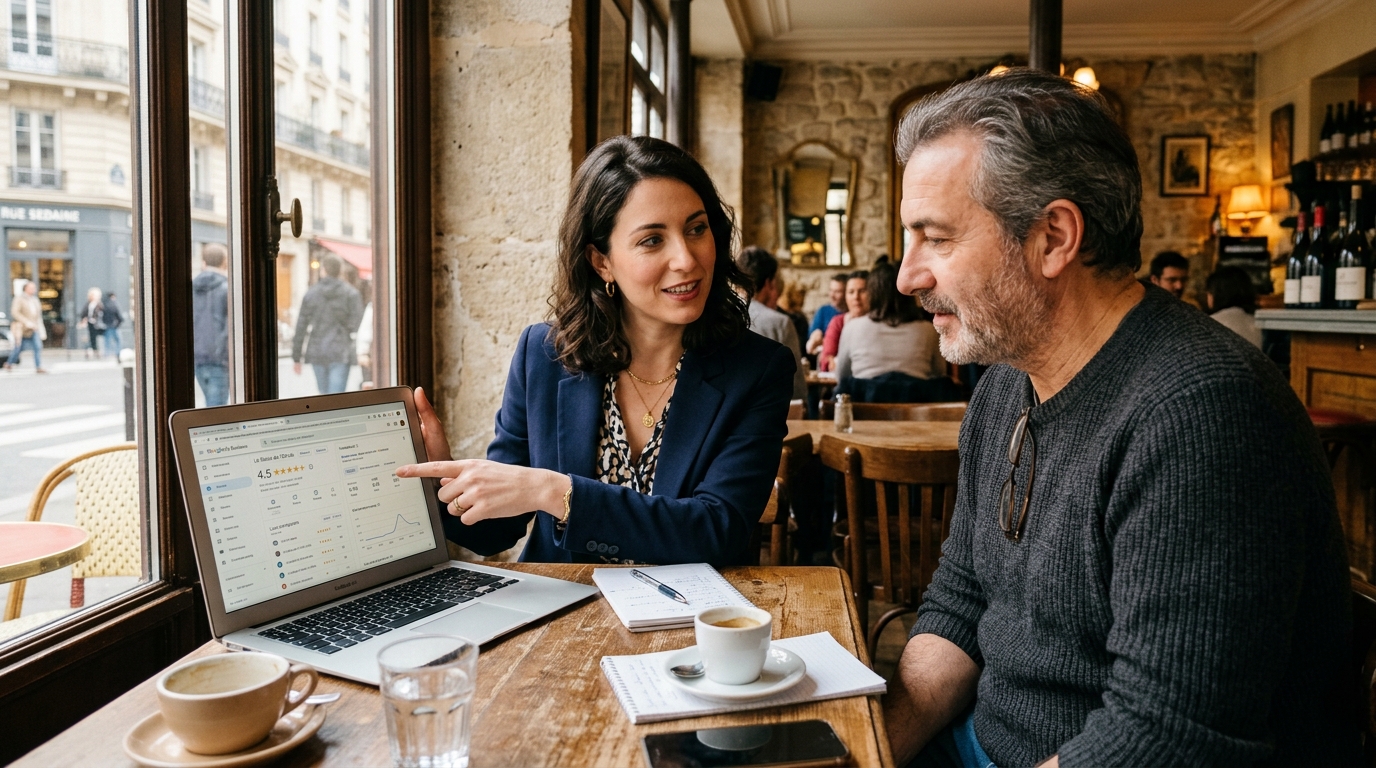 Consultant seo paris restaurateur google my business