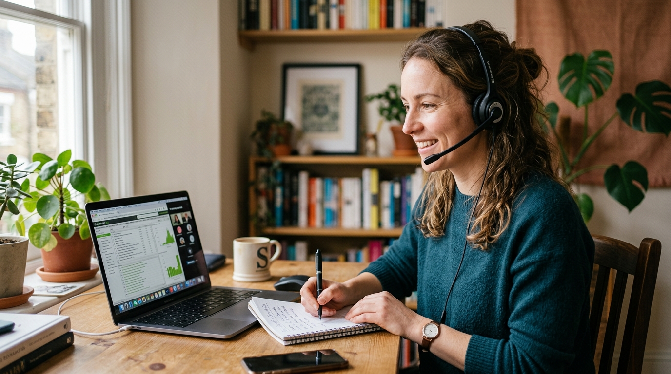 Consultant SEO indépendant en appel de cadrage, étape de départ d'un audit SEO au juste tarif